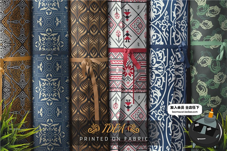 图片[9]-100款民族花纹部落无缝背景图案重复平铺AI矢量JPG图片设计素材-设计猿