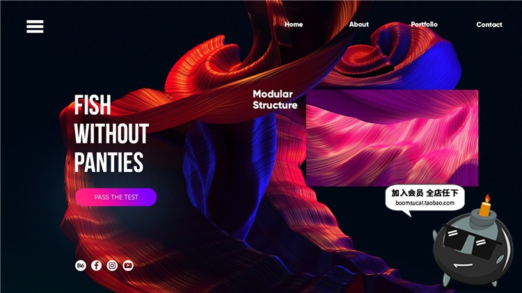 图片[8]-科技艺术感未来网站首屏海报企业官网banner设计背景PSD模板素材-设计猿