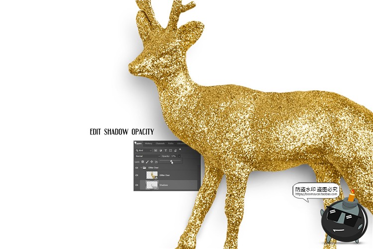 图片[6]-圣诞节场景装饰袜子帽子手套铃铛雪花鹿元素PSD模板PNG免抠PS素材-设计猿