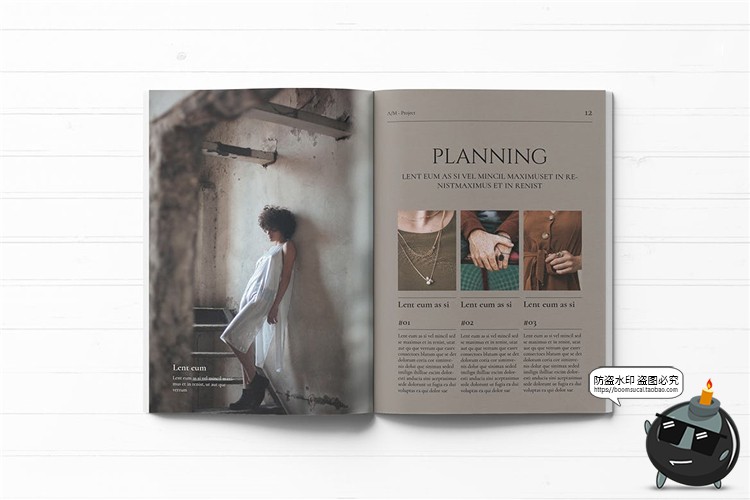 图片[7]-优雅时尚书籍品牌宣传手册画册排版楼书框架PSD模板AI矢量PS素材-设计猿