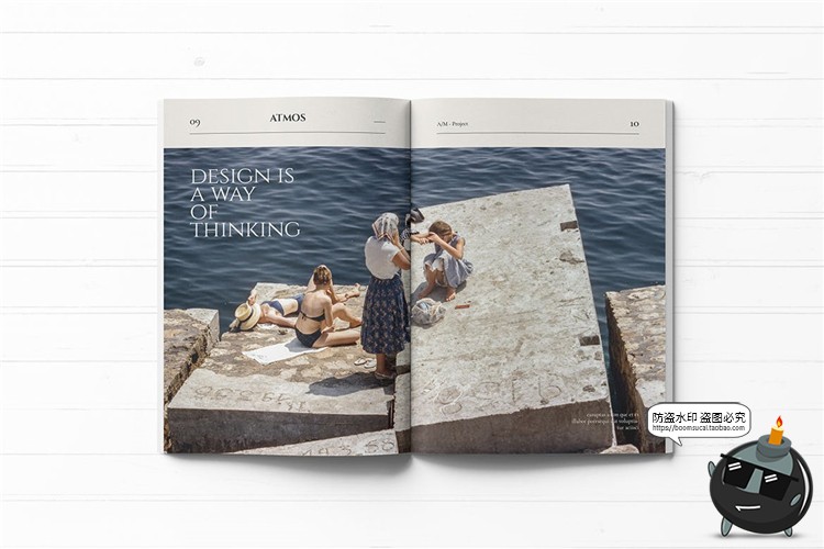 图片[8]-优雅时尚书籍品牌宣传手册画册排版楼书框架PSD模板AI矢量PS素材-设计猿