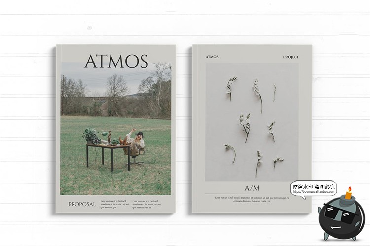 图片[10]-优雅时尚书籍品牌宣传手册画册排版楼书框架PSD模板AI矢量PS素材-设计猿