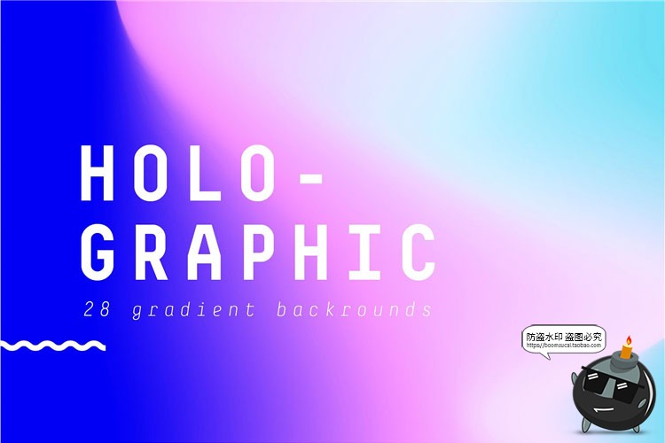 图片[1]-时尚渐变治愈色系融合轻松唯美背景印刷JPG图片底纹AI矢量素材-设计猿