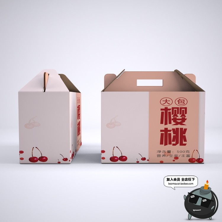 图片[10]-手提式纸箱送礼盒子礼盒产品外包装纸盒效果图vi样机PSD设计素材-设计猿