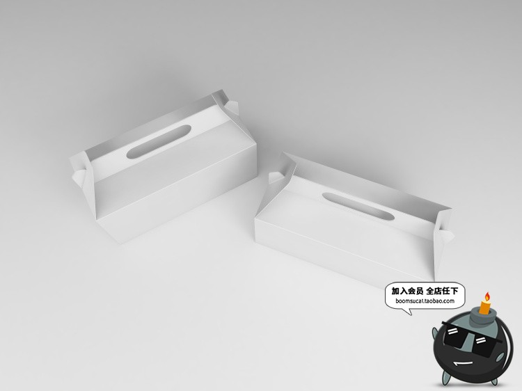 图片[11]-手提式纸箱送礼盒子礼盒产品外包装纸盒效果图vi样机PSD设计素材-设计猿