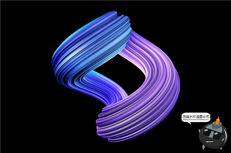 图片[6]-扭曲艺术时尚渐变流体3D立体元素PNG免抠背景包装底纹图案PS素材-设计猿