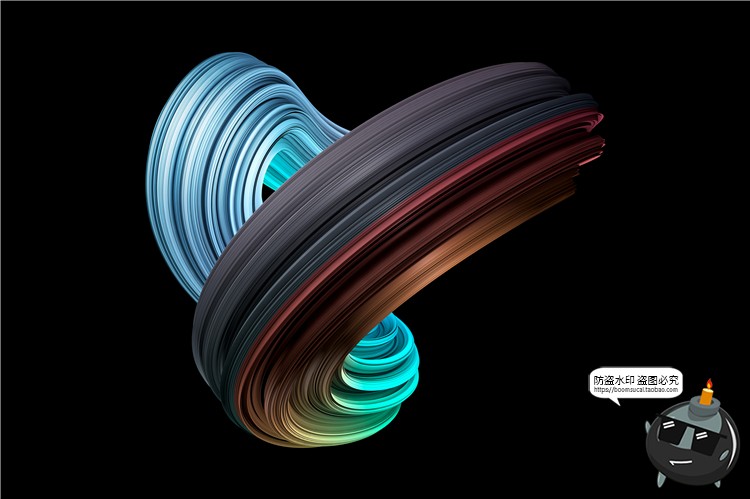 图片[8]-扭曲艺术时尚渐变流体3D立体元素PNG免抠背景包装底纹图案PS素材-设计猿