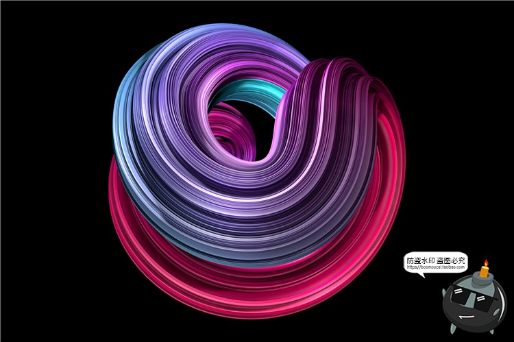 图片[10]-扭曲艺术时尚渐变流体3D立体元素PNG免抠背景包装底纹图案PS素材-设计猿