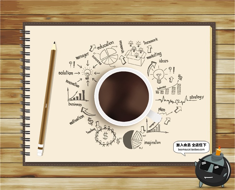 图片[4]-书本手绘知识海洋风格信息图ICONS图标思维导图AI矢量设计素材-设计猿