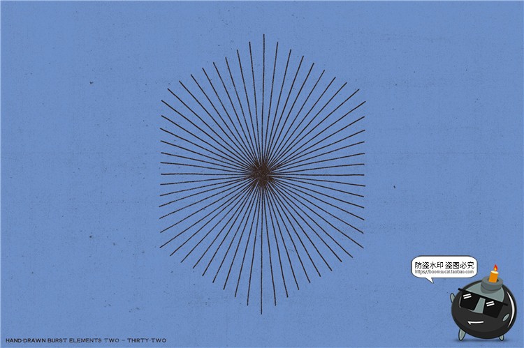 图片[7]-几何形状手绘爆裂爆炸线条时间速度效果线AI矢量元素PNG免抠素材-设计猿