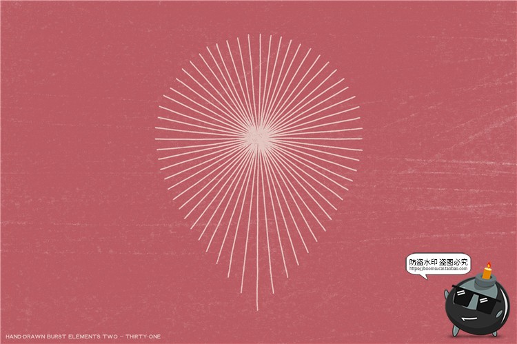 图片[10]-几何形状手绘爆裂爆炸线条时间速度效果线AI矢量元素PNG免抠素材-设计猿