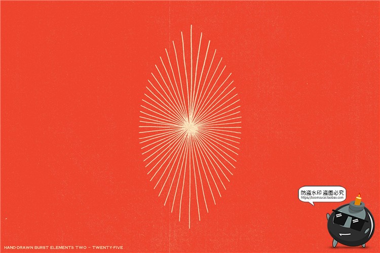 图片[12]-几何形状手绘爆裂爆炸线条时间速度效果线AI矢量元素PNG免抠素材-设计猿