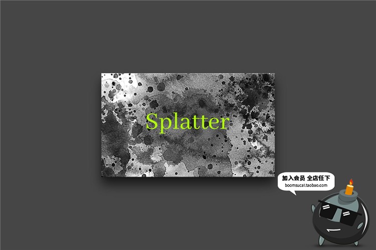 图片[11]-黑色泼墨斑点晕染散水彩肌理纹理背景JPG图片后期合成设计素材-设计猿