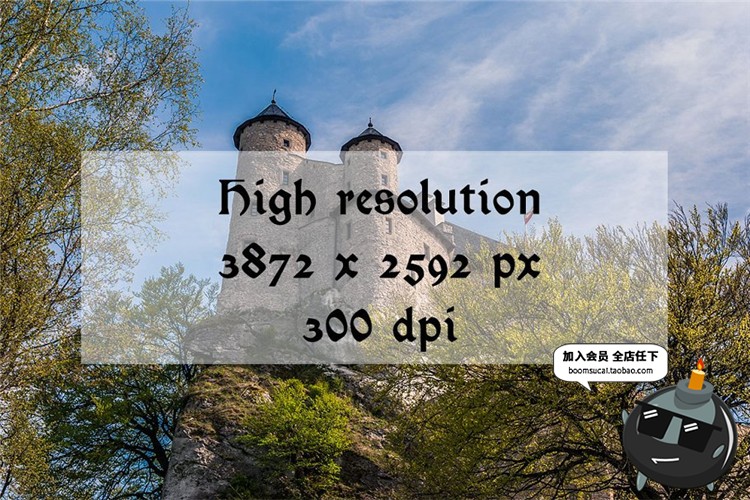 图片[6]-西方城堡废墟旧水泥厂萧条景象高清后期合成JPG图片照片PS素材-设计猿