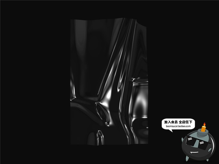 图片[4]-塑料薄膜保鲜膜包装纹理叠层塑封膜褶皱效果背景合成PSD模板素材-设计猿