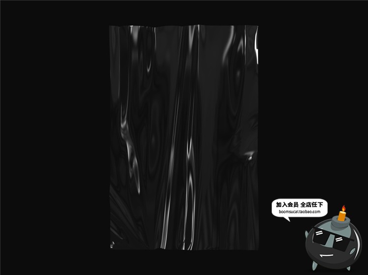 图片[6]-塑料薄膜保鲜膜包装纹理叠层塑封膜褶皱效果背景合成PSD模板素材-设计猿
