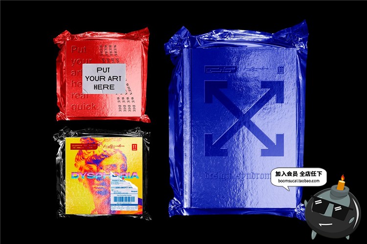 图片[6]-真空金属塑料锋利铝箔纸塑封膜外包装撕纸PSD样机展示PS模板素材-设计猿