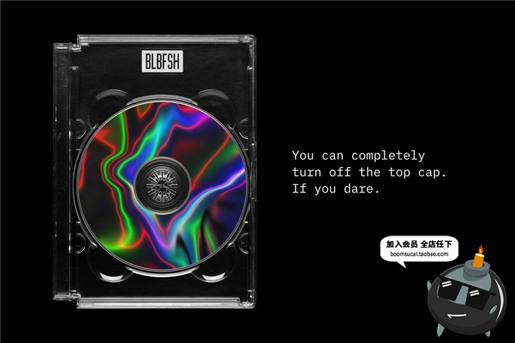 图片[3]-光盘CD/DVD包装透明效果设计彩色霓虹贴图样机PSD模板PS设计素材-设计猿