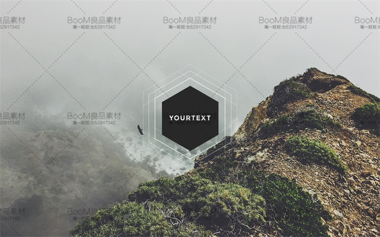 图片[2]-简约时尚几何抽象广告店铺标志LOGO图标海报PSD源文件PS设计素材-设计猿