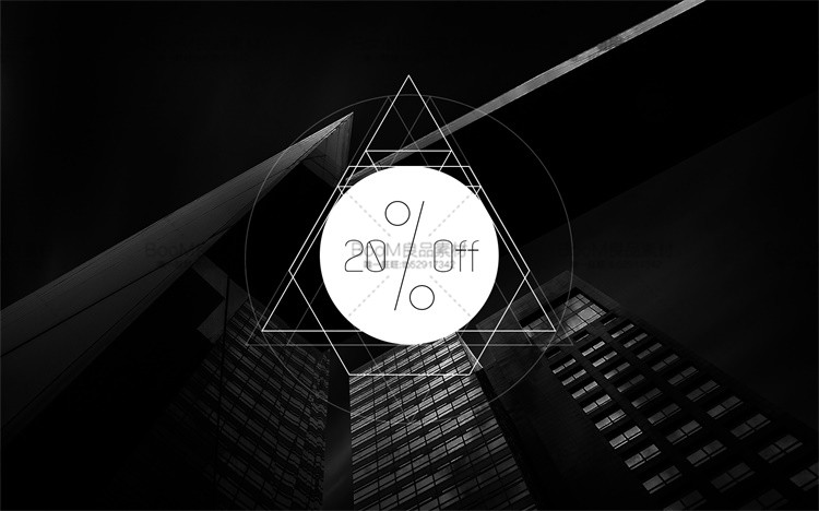 图片[6]-简约时尚几何抽象广告店铺标志LOGO图标海报PSD源文件PS设计素材-设计猿