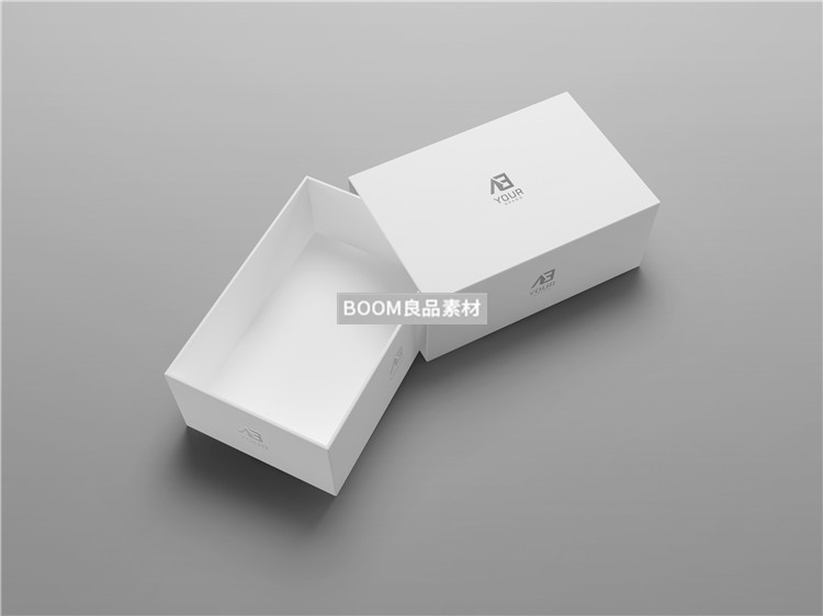 图片[2]-合抽拉翻盖扣盖包装盒纸盒智能贴图效果展示样机模板PSD设计素材-设计猿