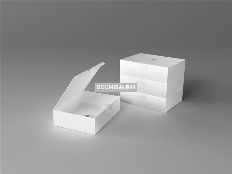 图片[4]-合抽拉翻盖扣盖包装盒纸盒智能贴图效果展示样机模板PSD设计素材-设计猿