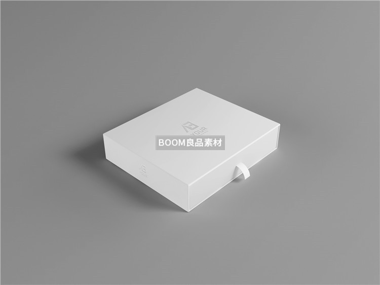 图片[7]-合抽拉翻盖扣盖包装盒纸盒智能贴图效果展示样机模板PSD设计素材-设计猿