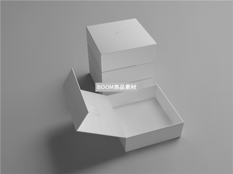 图片[10]-合抽拉翻盖扣盖包装盒纸盒智能贴图效果展示样机模板PSD设计素材-设计猿