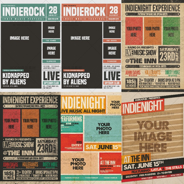 图片[4]-欧美复古怀旧风酒吧广告宣传单页招贴海报PSD分层模板PS设计素材-设计猿