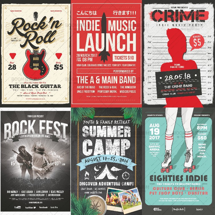 图片[13]-欧美复古怀旧风酒吧广告宣传单页招贴海报PSD分层模板PS设计素材-设计猿