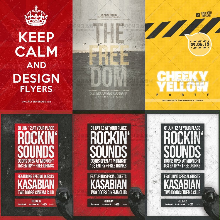 图片[16]-欧美复古怀旧风酒吧广告宣传单页招贴海报PSD分层模板PS设计素材-设计猿