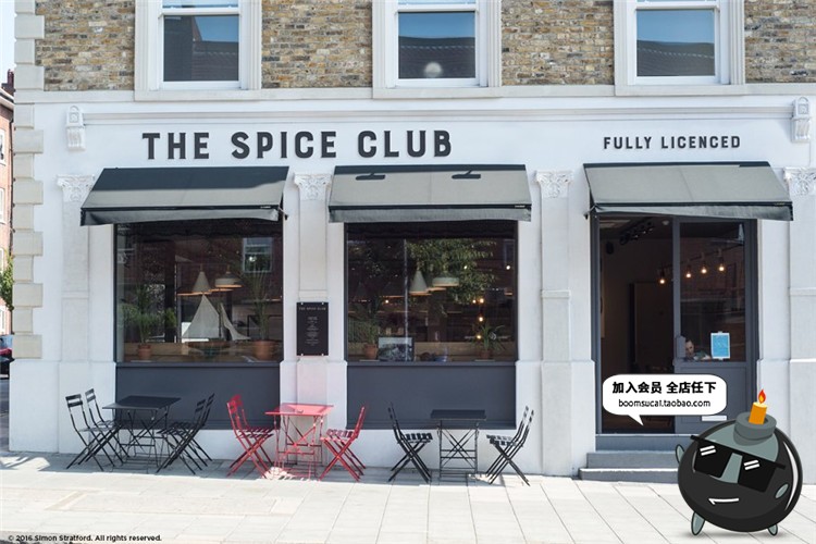 图片[2]-餐厅咖啡馆茶饮小店店铺门面招牌广告效果PS素材PSD样机设计模板-设计猿