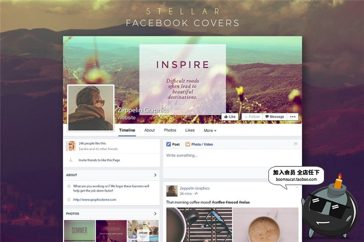 图片[6]-图片排版Banner模板合集个性图文文案排列排版海报广告PSD素材-设计猿