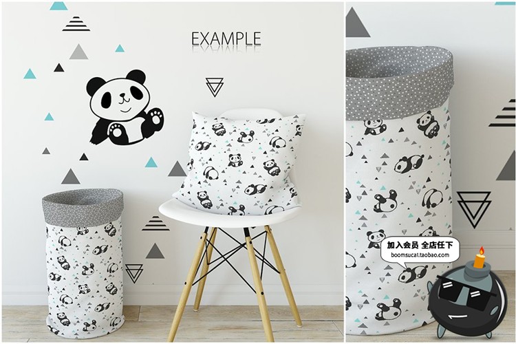 图片[16]-儿童室内房间织物抱枕床帐篷窗帘公仔效果展示PS样机PSD模板素材-设计猿