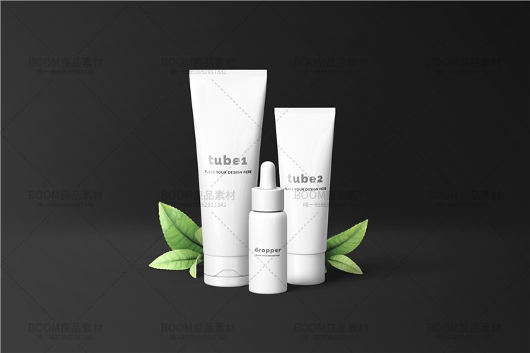 图片[6]-组合化妆品瓶滴管包装小样效果展示全套护肤品vi样机模板PSD素材-设计猿