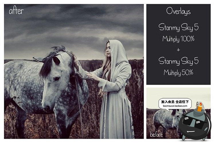 图片[6]-阴森下雨阴天乌云天空照片JPG背景底纹图片效果后期合成设计素材-设计猿