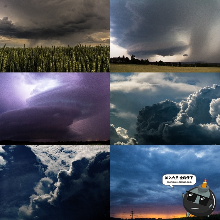 图片[12]-阴森下雨阴天乌云天空照片JPG背景底纹图片效果后期合成设计素材-设计猿