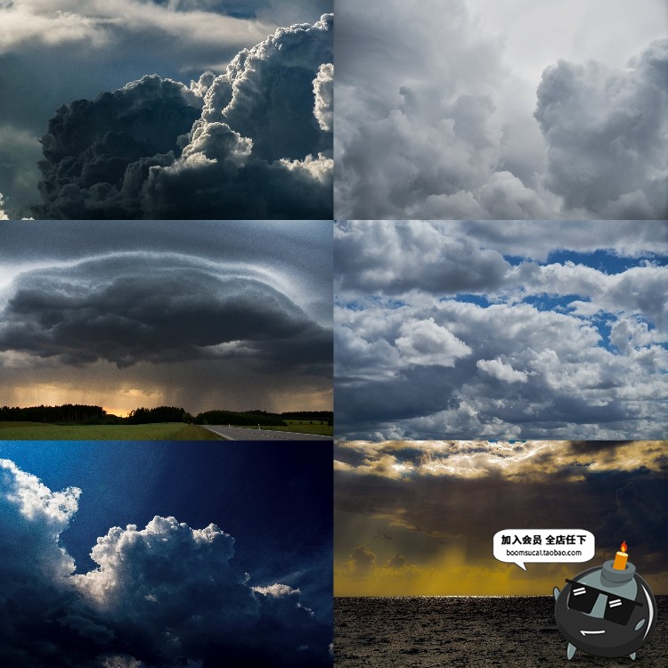 图片[13]-阴森下雨阴天乌云天空照片JPG背景底纹图片效果后期合成设计素材-设计猿