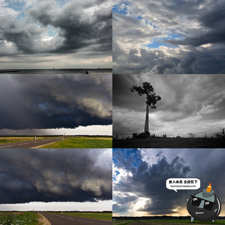 图片[15]-阴森下雨阴天乌云天空照片JPG背景底纹图片效果后期合成设计素材-设计猿