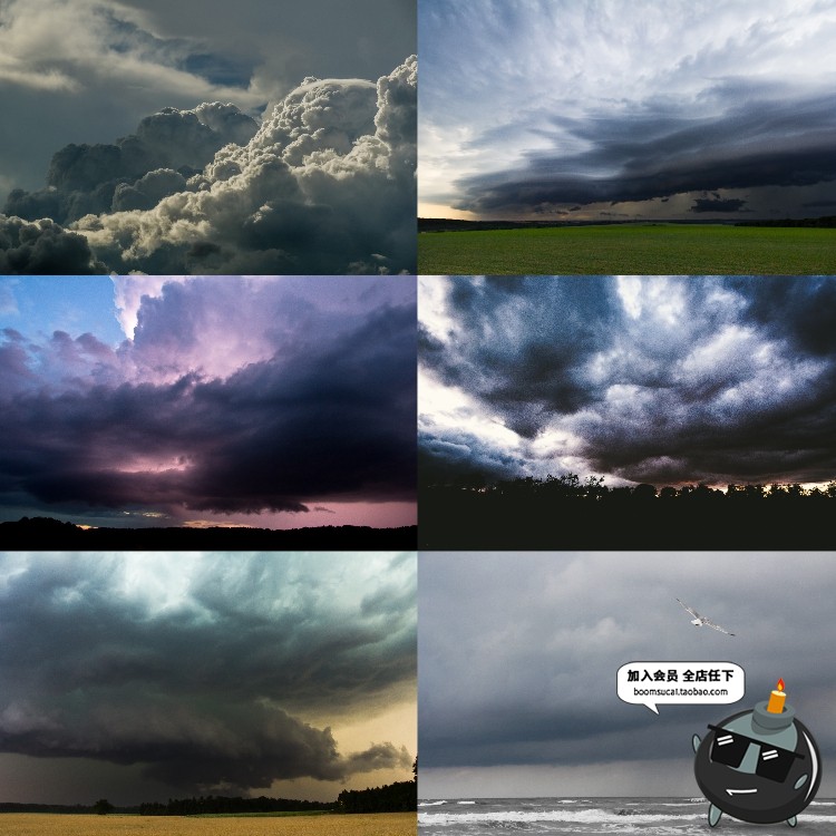 图片[19]-阴森下雨阴天乌云天空照片JPG背景底纹图片效果后期合成设计素材-设计猿