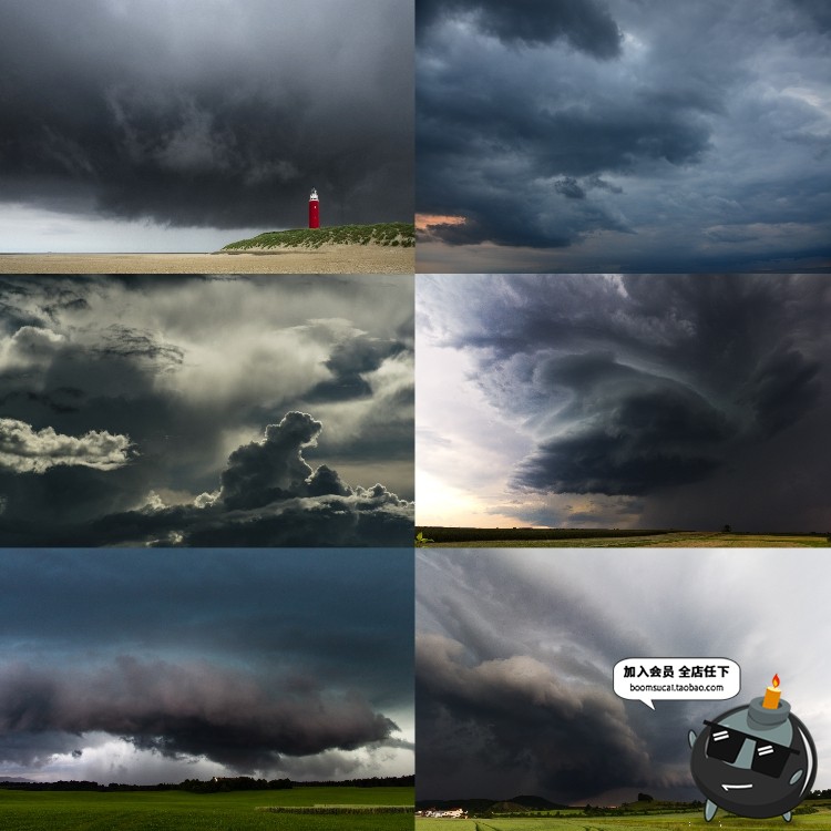 图片[23]-阴森下雨阴天乌云天空照片JPG背景底纹图片效果后期合成设计素材-设计猿