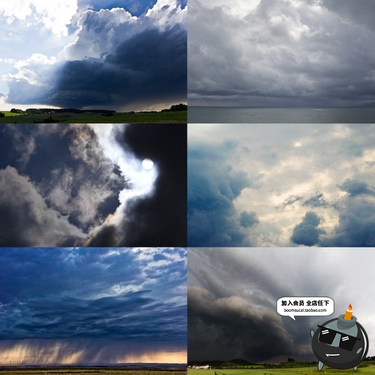 图片[24]-阴森下雨阴天乌云天空照片JPG背景底纹图片效果后期合成设计素材-设计猿