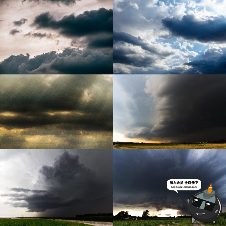 图片[26]-阴森下雨阴天乌云天空照片JPG背景底纹图片效果后期合成设计素材-设计猿