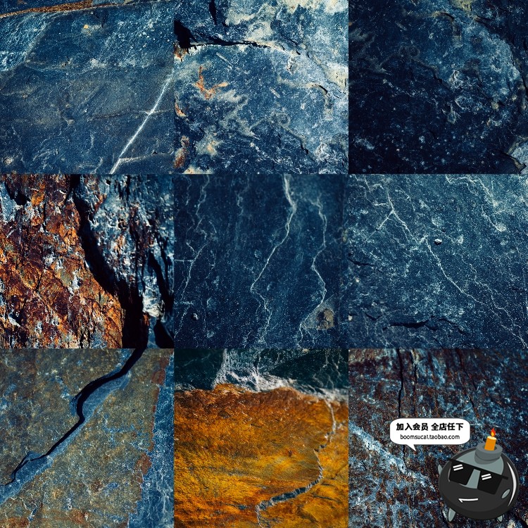 图片[2]-岩石石纹花岗岩痕裂痕断面图案纹理背景JPG高清高分辨率图片素材-设计猿