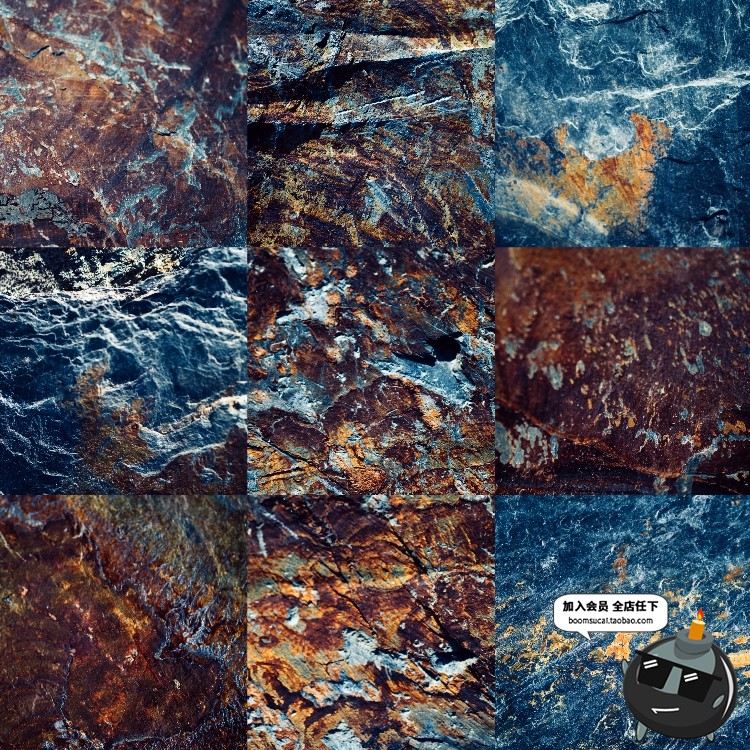 图片[6]-岩石石纹花岗岩痕裂痕断面图案纹理背景JPG高清高分辨率图片素材-设计猿