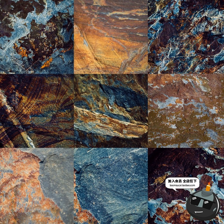 图片[7]-岩石石纹花岗岩痕裂痕断面图案纹理背景JPG高清高分辨率图片素材-设计猿