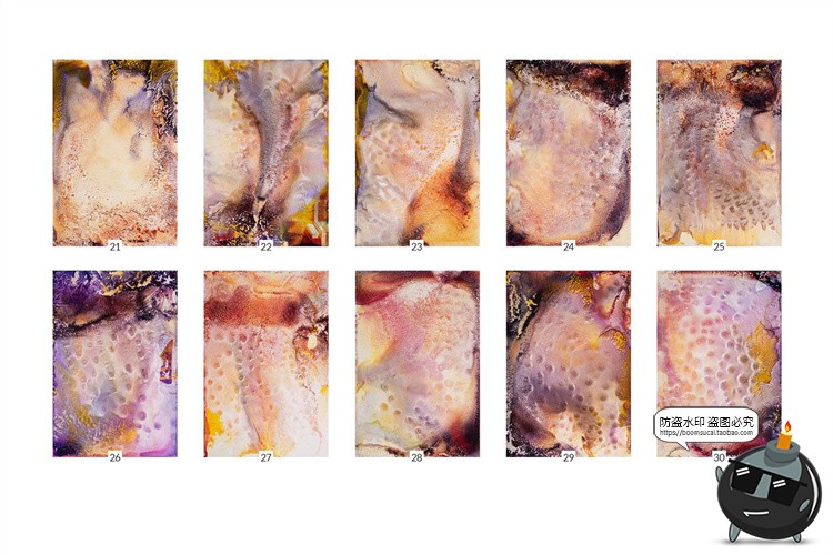 图片[3]-腐蚀粗糙做旧侵蚀生锈锈迹效果墙面底纹背景JPG图片后期合成素材-设计猿