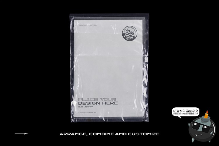 图片[11]-DVD透明碟片包装塑料塑封包装盒样机mockup智能贴图psd模版PS素材-设计猿