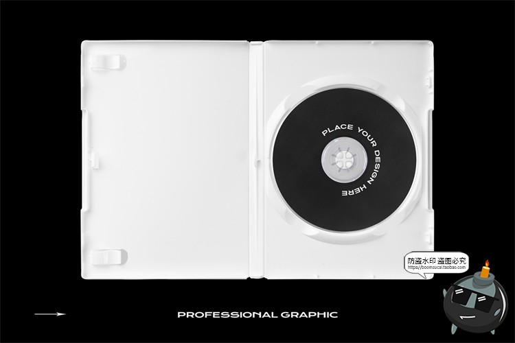 图片[13]-DVD透明碟片包装塑料塑封包装盒样机mockup智能贴图psd模版PS素材-设计猿