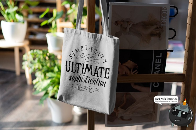 图片[2]-帆布袋手提袋户外场景效果展示智能贴图mockup样机PSD模版PS素材-设计猿